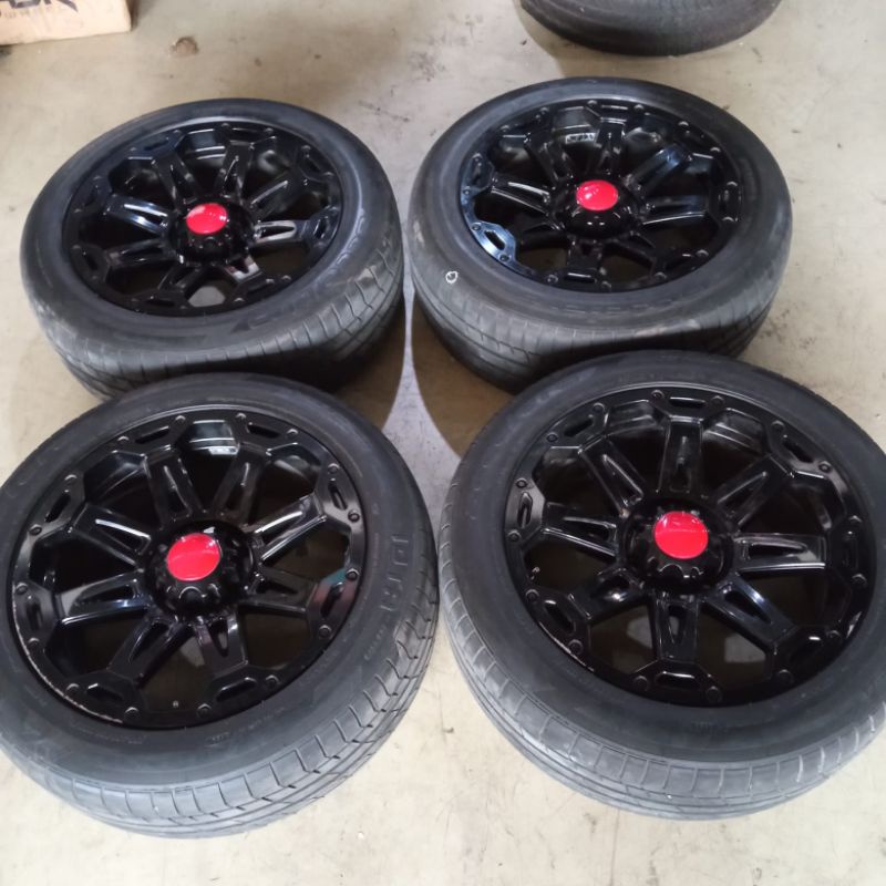 Velg Bekas Mobil XD SERIES Ring 20 Untuk Pajero Fortuner Hilux Pcd 6X139,7 PLUSH BAN ACCELERA