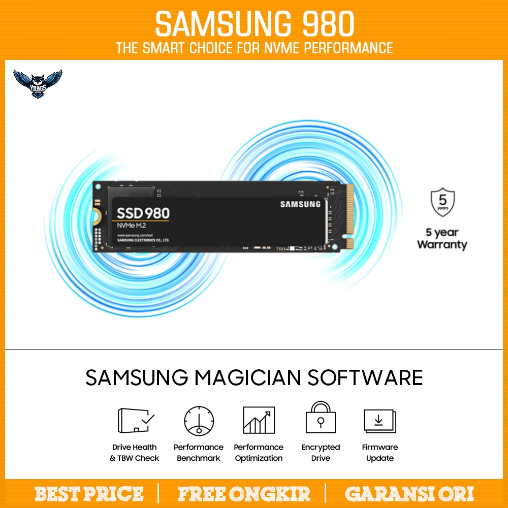 SAMSUNG 980 250GB | M.2 PCIe NVMe 1.4 Gen3 M2 Internal SSD