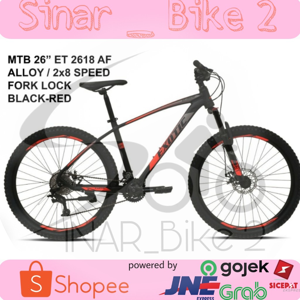 Sepeda Gunung Mtb Exotic 26Inch Et 2618 Af