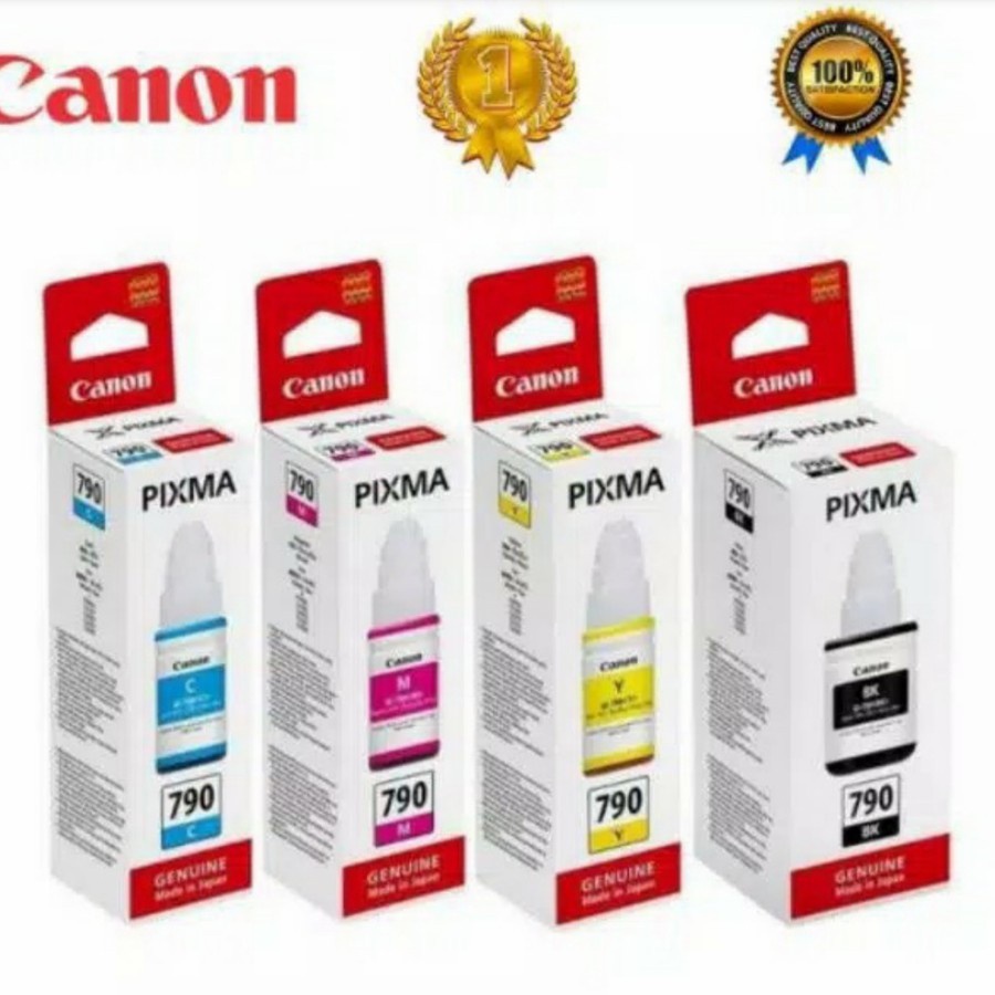 Tinta Canon G1000 G2000 G3000 G4000 CMYK GI-790 Original GL-790