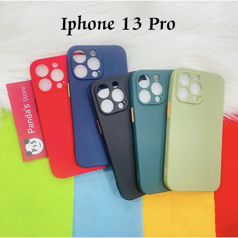 Case Iphone 13 13Pro 13Promax Babycase + Pelindung Kamera, Makaron Full Color (PsS)