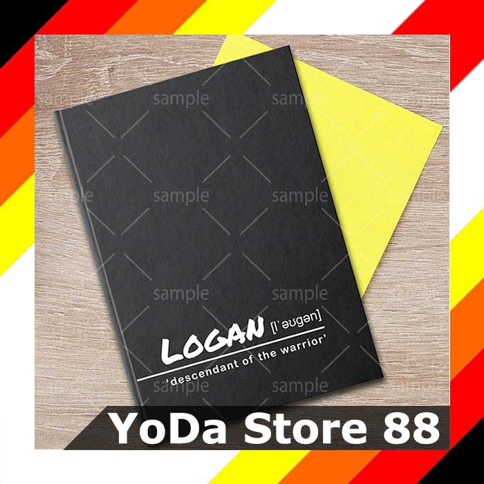 

Notebook - Buku - Buku Catatan Custom - Notebook Custom (Edisi Nama + arti)