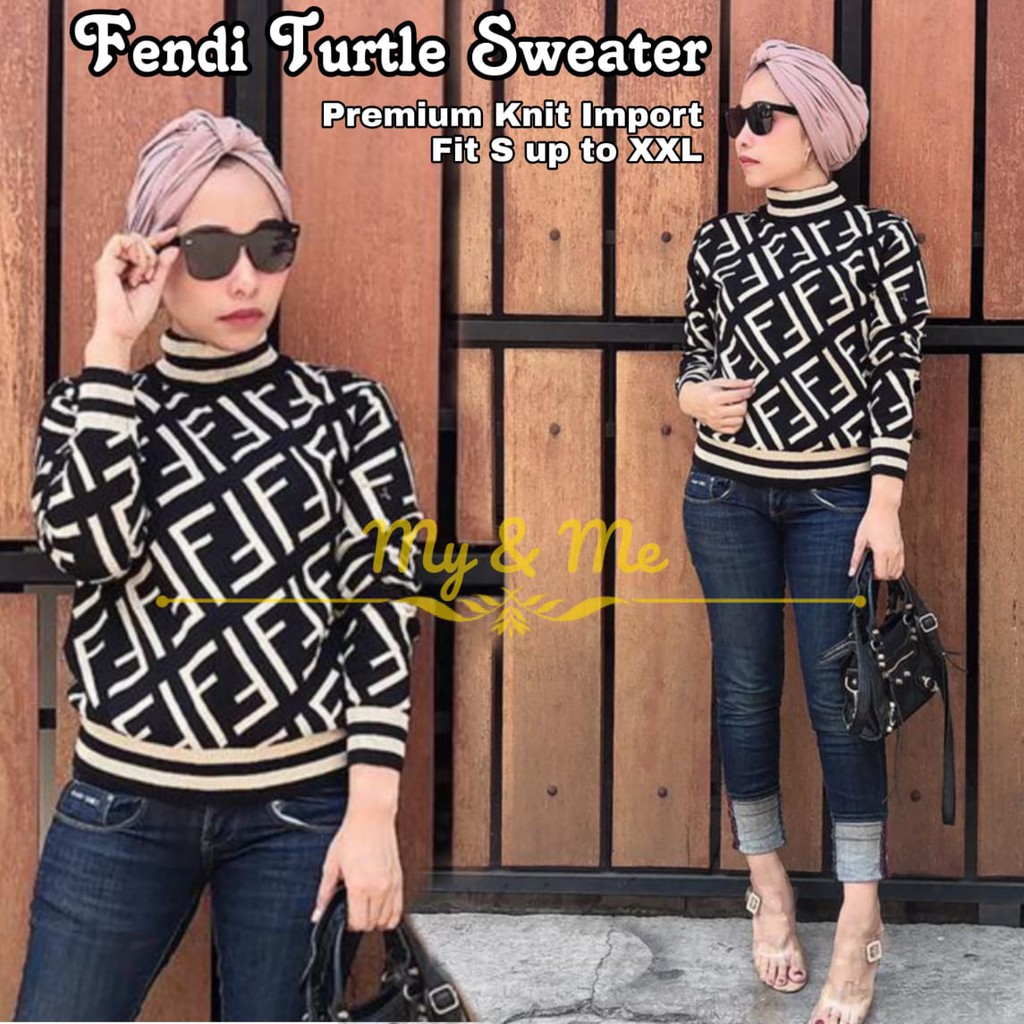 fendi turtle sweater