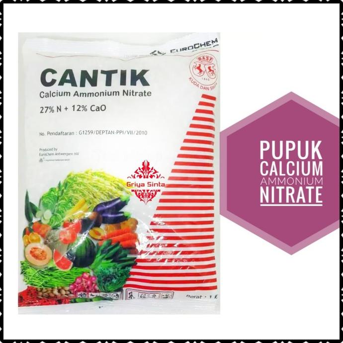 Jual Pupuk Cantik Calcium Ammonium Nitrate Kemasan 1kg BASF Eurochem 