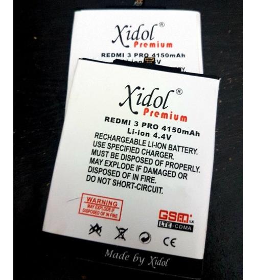[PRODUK KWTVC] BATU BATERAI BATERAY BATREY XIDOL IDOL XIAOMI REDMI 3 3S 3X 3PRO 4X 4PRIME CABUTAN OE