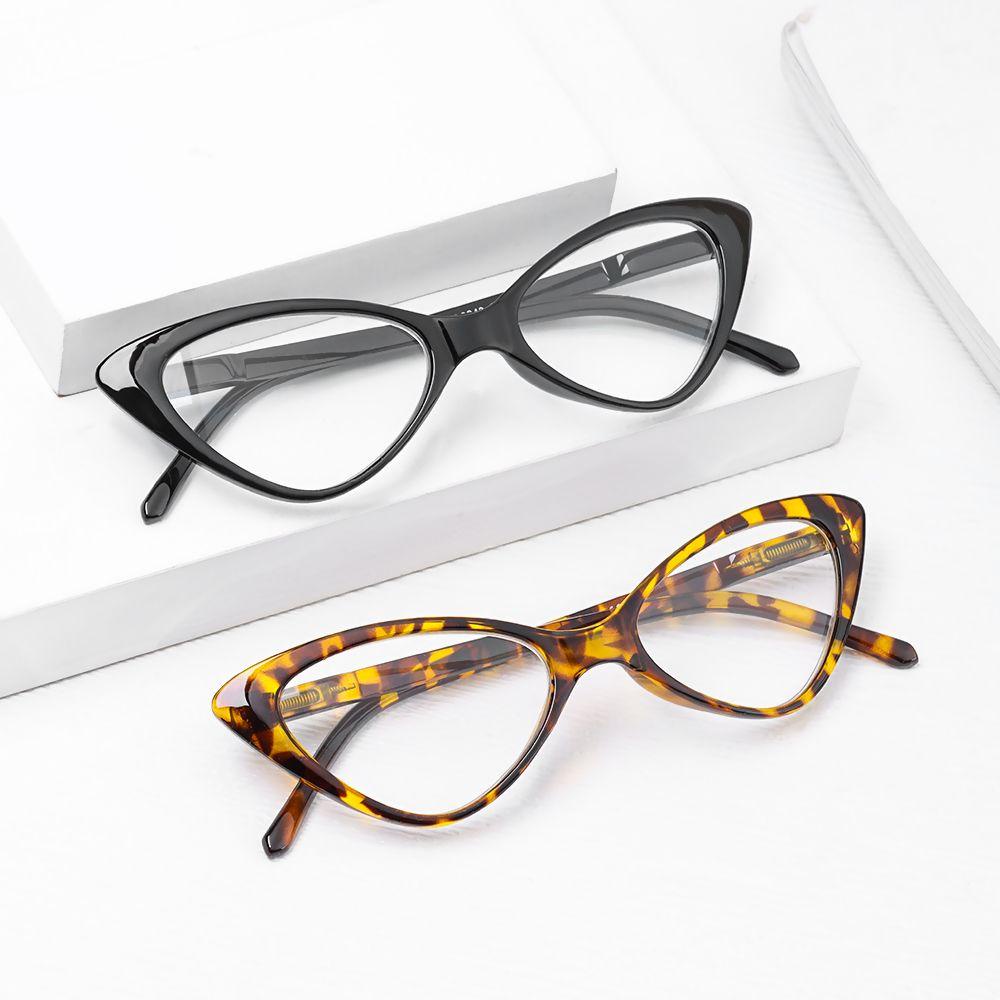 Suyo Cat Eyes Presbyopia Eyeglasses Kacamata Unisex Lensa Bening Ultra-Ringan