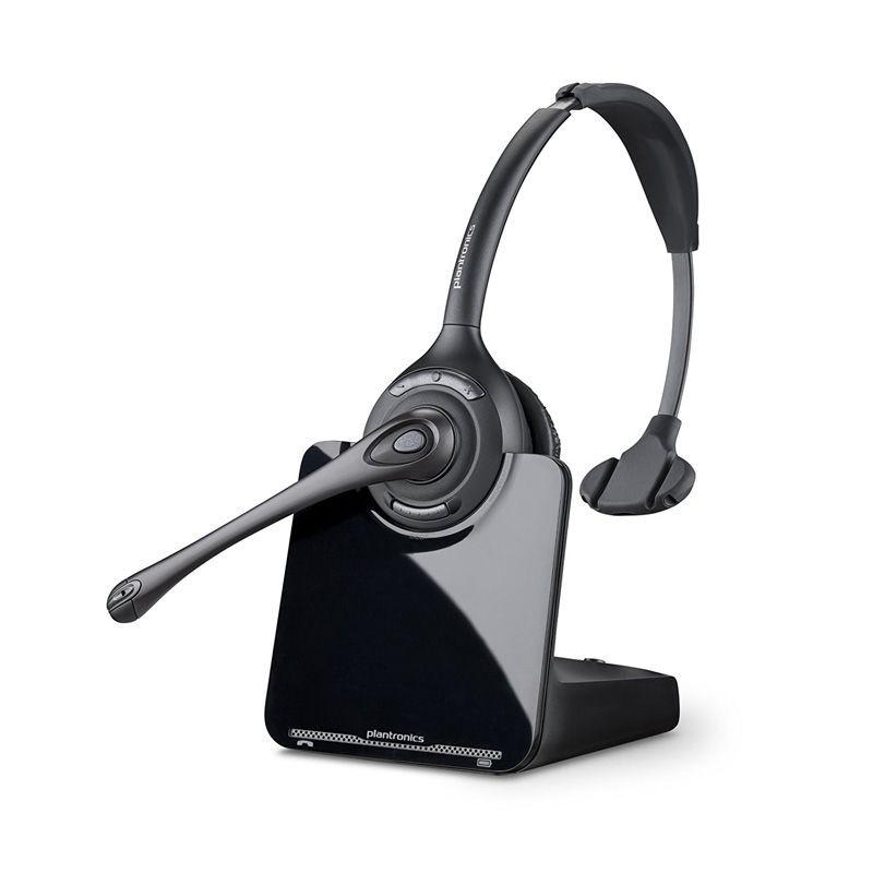 Plantronics CS510 Wireless Headset - Headset Nirkabel dengan Baterai Hingga 13 Jam dan Pengurangan Kebisingan