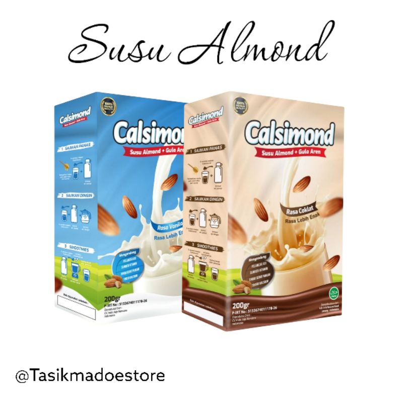 Calsimond susu almond Asi booster Ori 100%