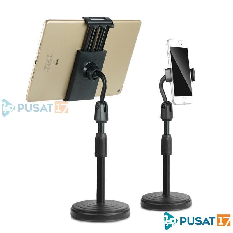 KK1 Holder HP di Meja | Dudukan Tempat Hape | Stand Tatakan Handphone | Tomsis Duduk Stand Live