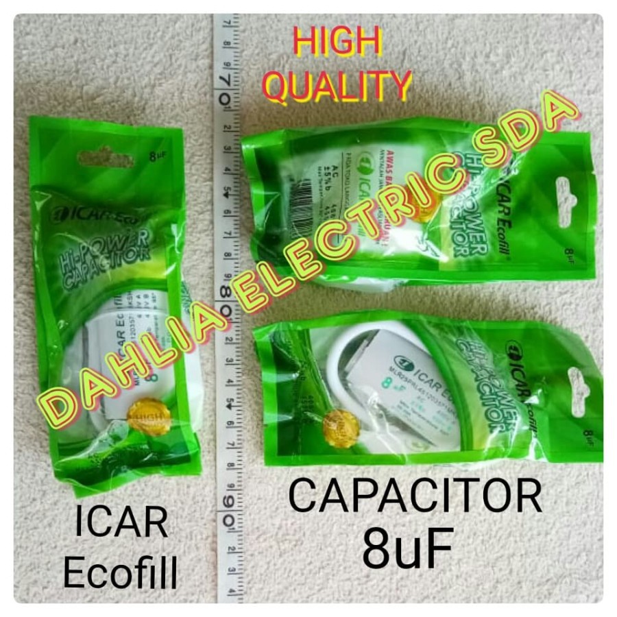KAPASITOR 8UF ICAR ECOFILL
