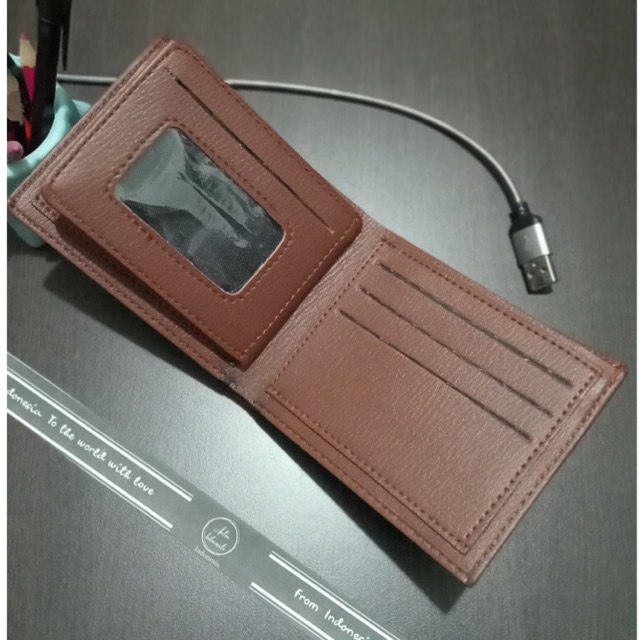 Dompet lipat pria kulit sintetis lokal colombo tebal dan lentur #dompet #dompetpria #dompetpria