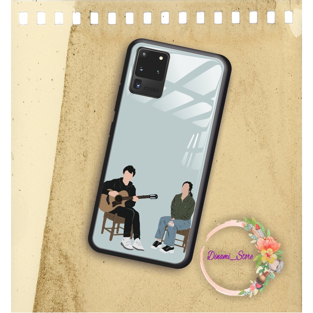 back case glass COUPLE oppo vivo samsung iphone realme all type DST1278