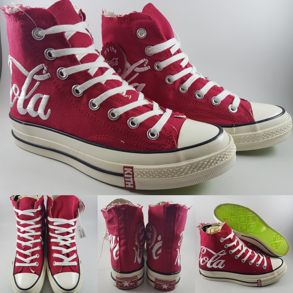 Sepatu Kets Converse 70s Seventies X KITH X Coca Cola High Red Merah