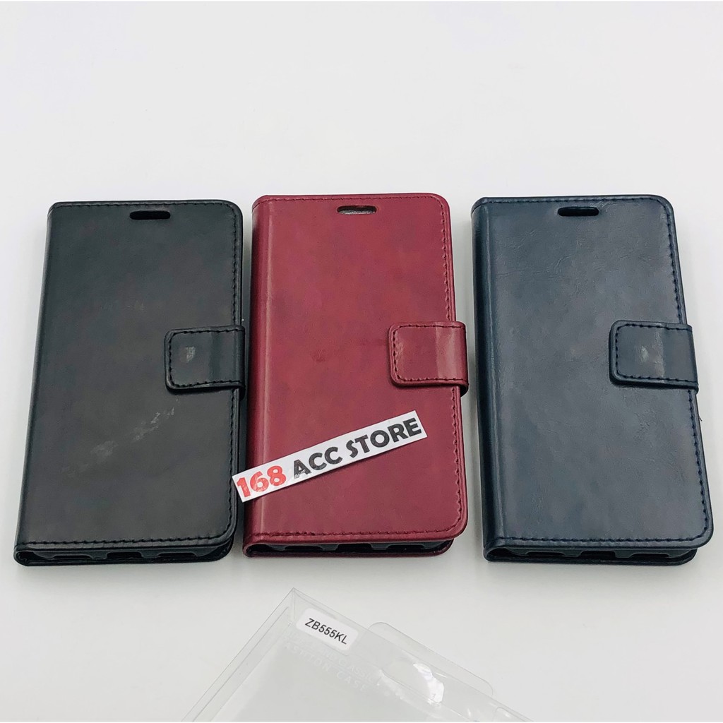 SARUNG ASUS ZENFONE MAX M1 FLIP CASE / SARUNG  ASUS ZB555KL FLIP COVER