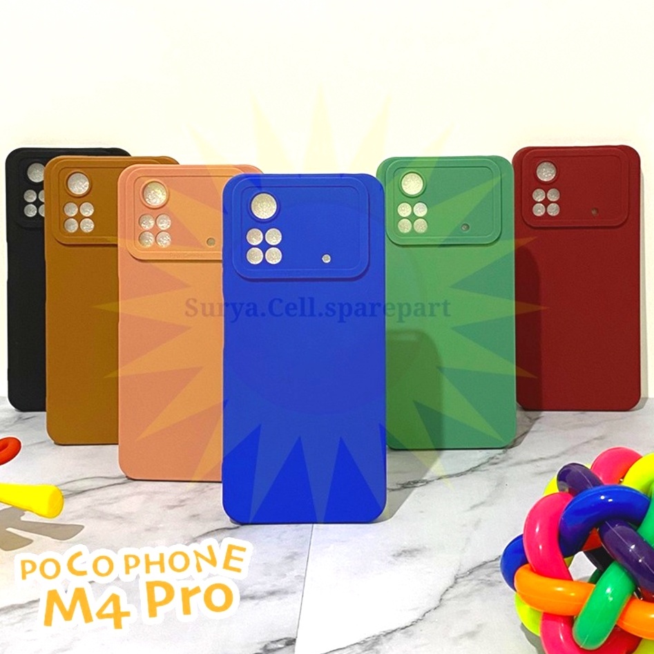 Case Slim Matte Pro Camera Pocophone M4 Pro 4G Poco X4 Pro 5g Redmi A1