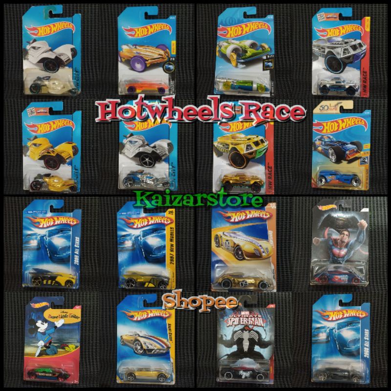 Mobil Hot Wheels Covelight Buzz Bomb Tomb up HW50 Concept Avant Grade RD 08 Formula Solar Hotwheels