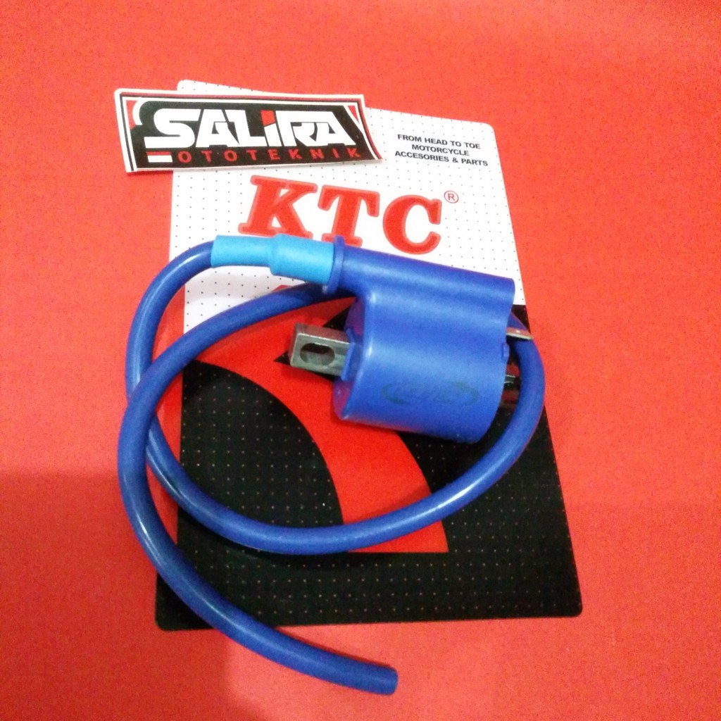 Koil Coil Pengapian Universal Univ KTC Biru Racing Non Injeksi Non Injection