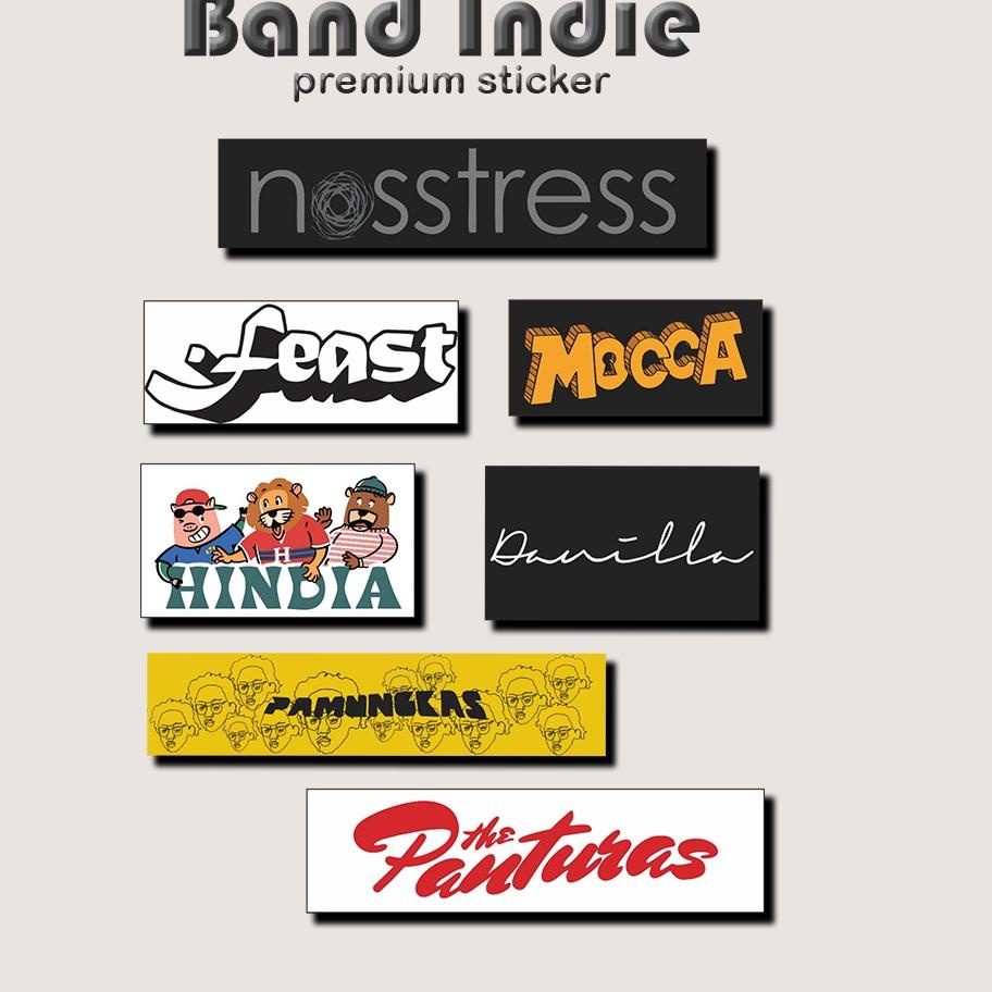 

T-ARO ✔ Promo Sticker Stiker Pack Band Indie Indonesia Anti Air (Nosstress, Mocca, Feast, Hindia, Danilla, Pamungkas, The Panturas) ★★★★★