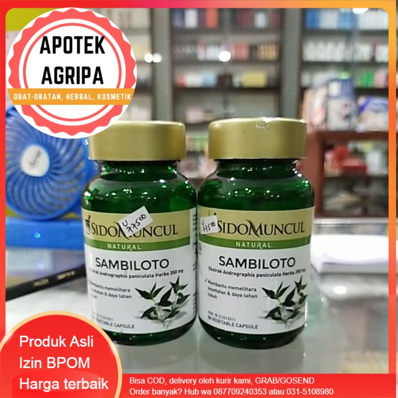 Sambiloto Sidomuncul 50 kapsul