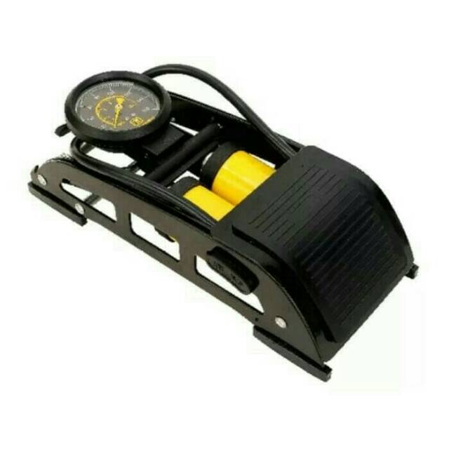 POMPA BAN ANGIN KAKI INJAK KRISBOW SILINDER TABUNG GANDA/FEET PUMP KRISBOW BEE