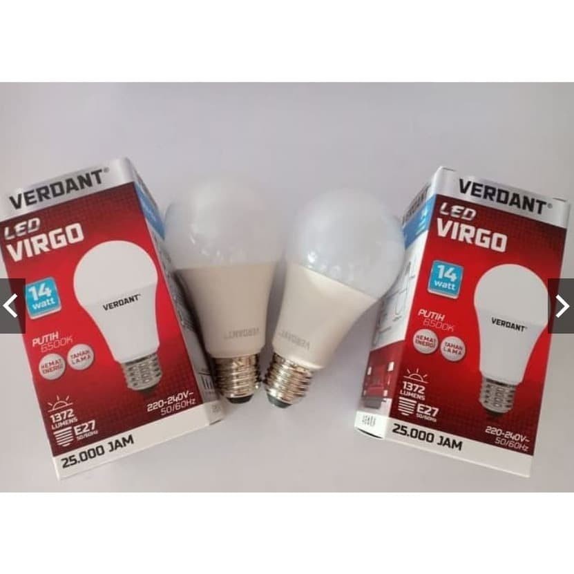 Lampu / Bohlam LED VERDANT LED Bulb Virgo 14W