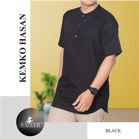 KEMEJA KOKO HASAN PRIA DEWASA / KURTA KAOS HASAN / KOKO KAOS KURTA PRIA LENGAN PENDEK