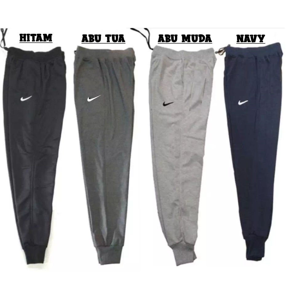 CELANA JOGER TERRY SWEATPANT PANJANG PRIA WANITA DEWASA JUMBO