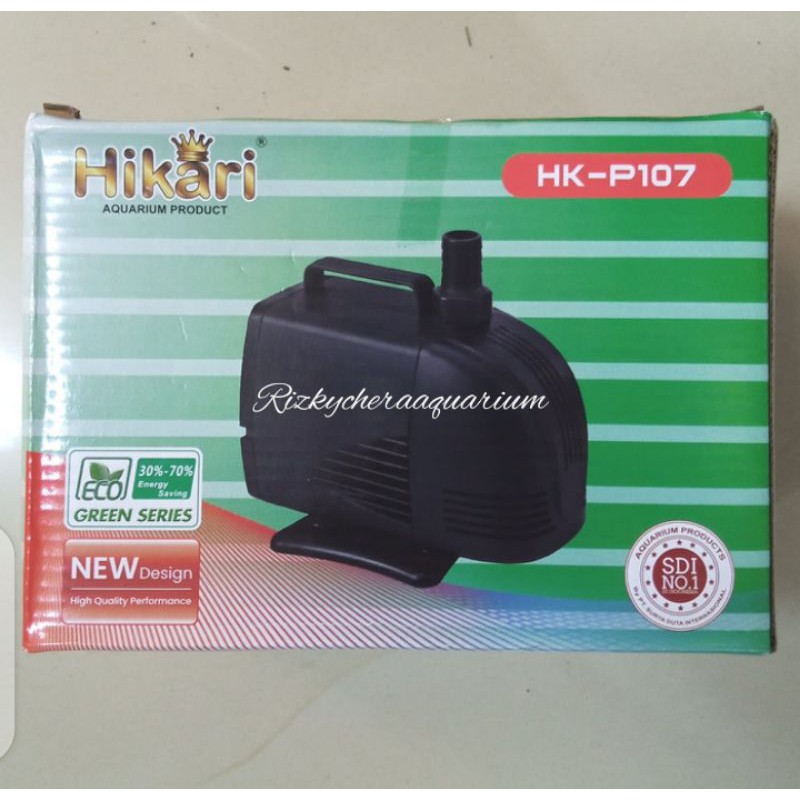 mesin pompa celup kolam ikan Hikari HK P107 89W Fmax 5200L/H Hmax 5m