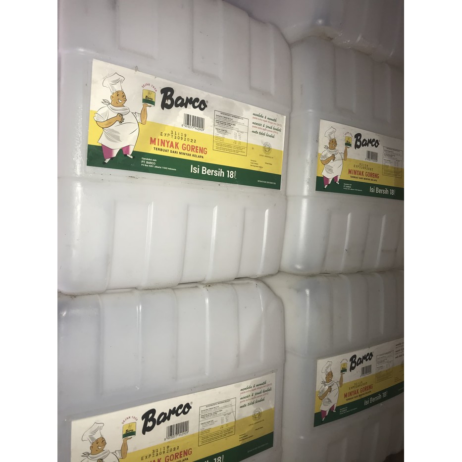 Jerigen Kosong Barco Bekas 18 Liter