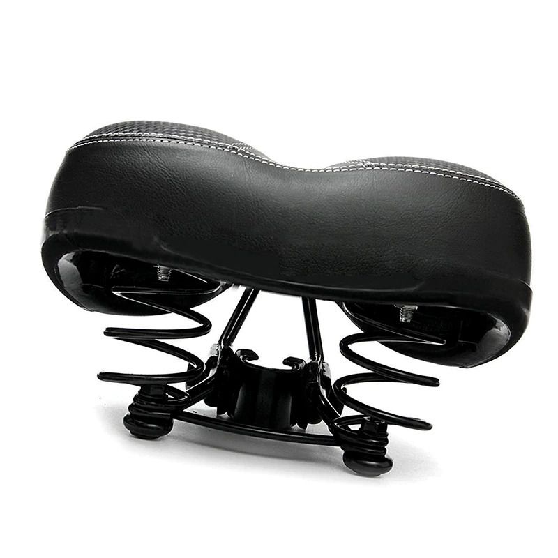 UpperX Jok Sadel Sepeda Bike Saddle Wide Seat Soft Pad Cushion - UX01 - Black