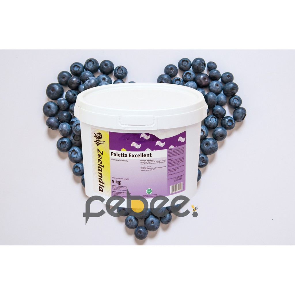 

[250g] Paletta Selai Isian Blueberry / Blueberry Filling Repack