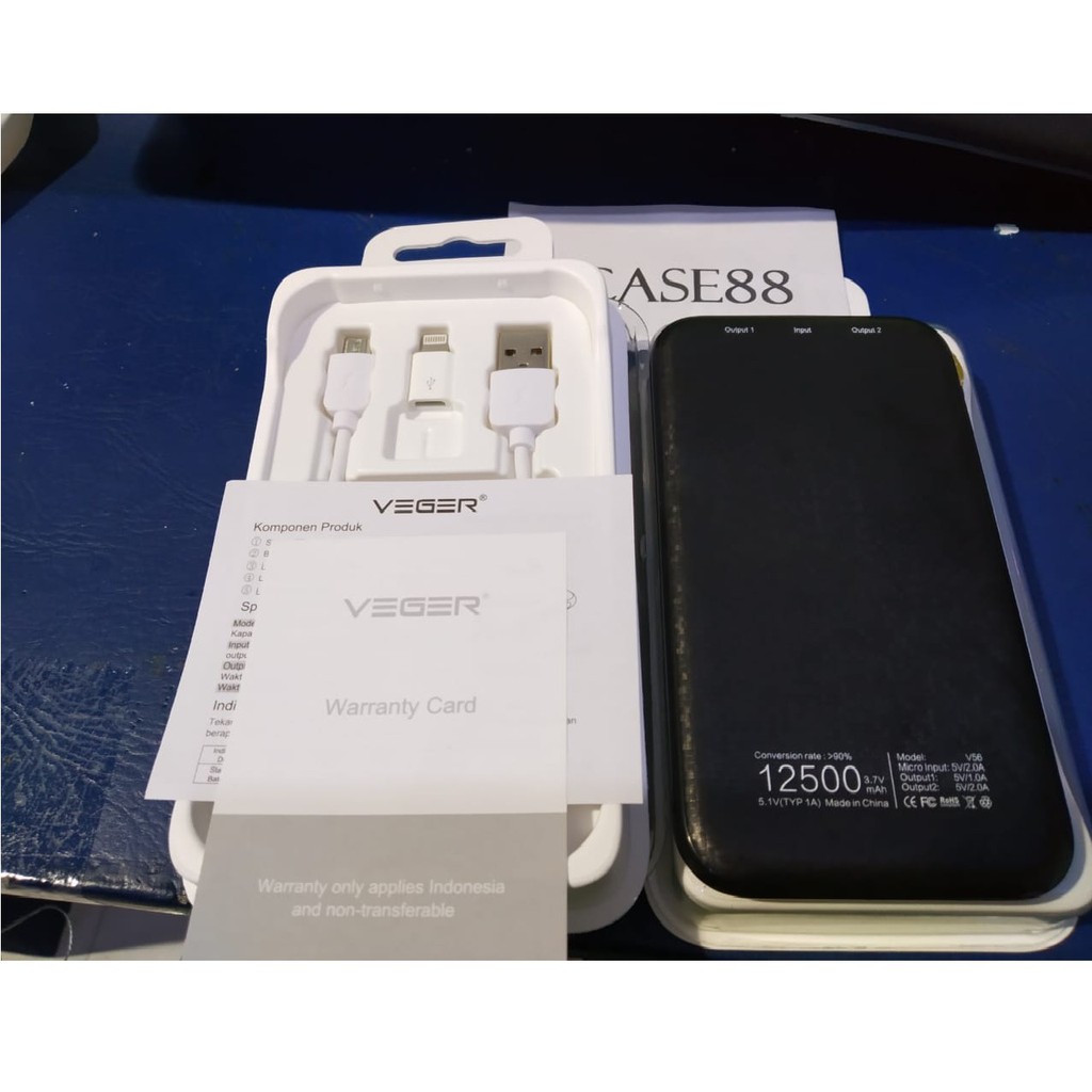 Power Bank VEGER 12500 mAh V56