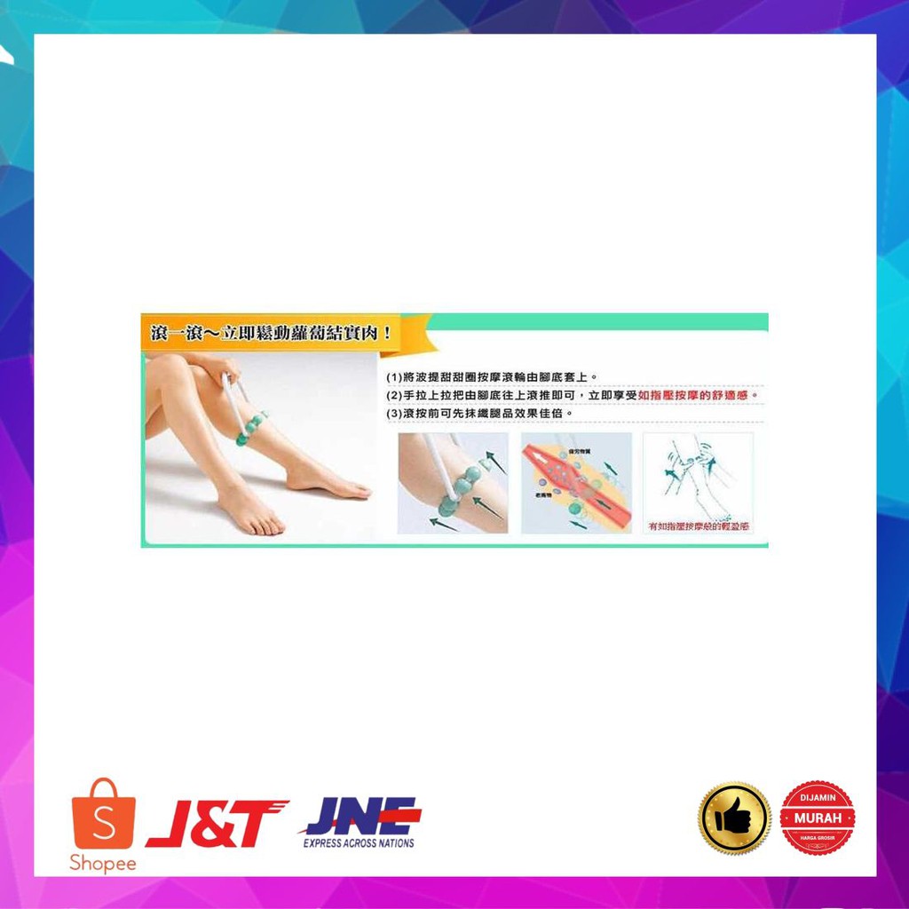 Murah KONGDY Alat Pijat Betis Kaki Fat Burner Slim Leg Roll Relax