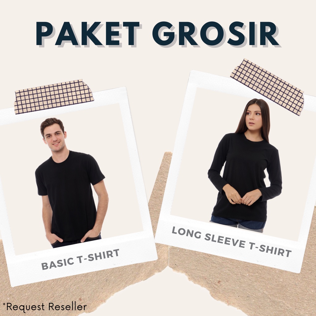 KAOS POLOS PAKET 5