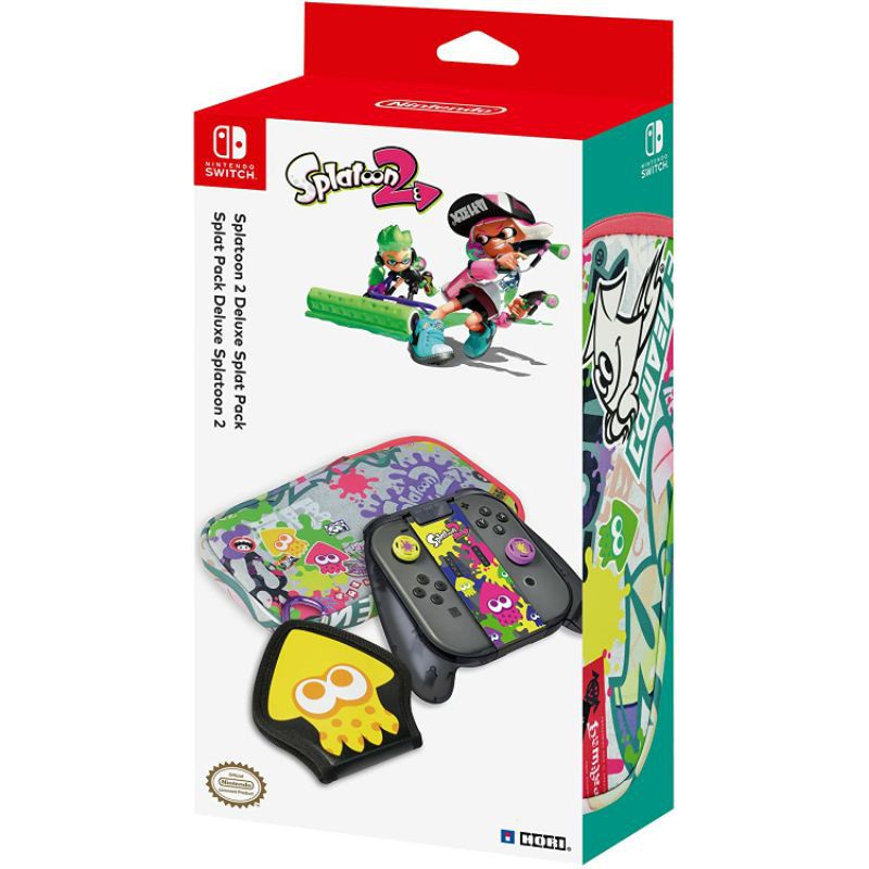 HORI Splatoon 2 Deluxe Splat Pack with Squid Trigger Grip Officially Licensed - Nintendo Switch