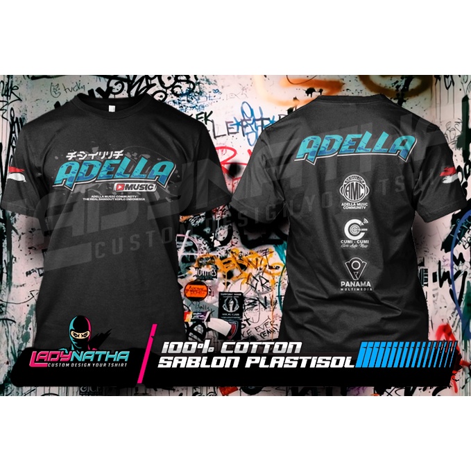 Kaos Pria JUMBO Adella Cumi Cumi Audio BIG SIZE XL XXL XXXL 4XL 5XL Oversize Distro