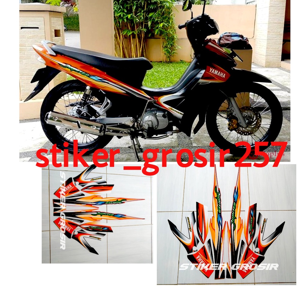STRIPING STIKER LIS BODY MOTOR YAMAHA JUPITER Z 2005 OREN