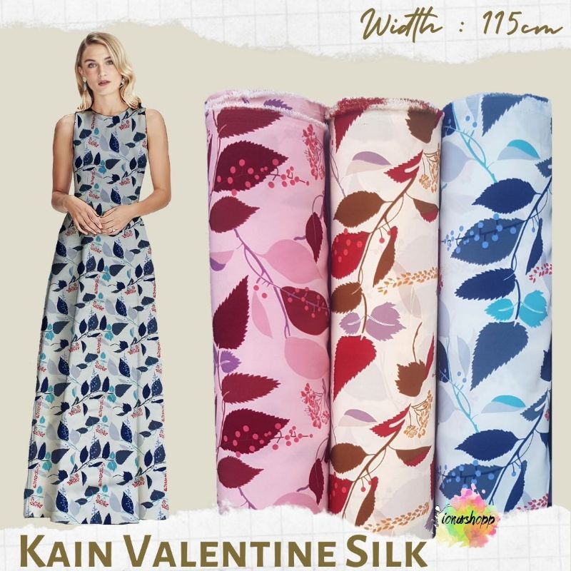 Kain Valentine Lebar 115cm