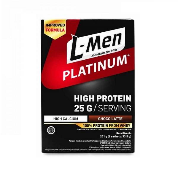 

L-MEN PLATINUM HIGH PROTEIN 6 X 33.5 GR