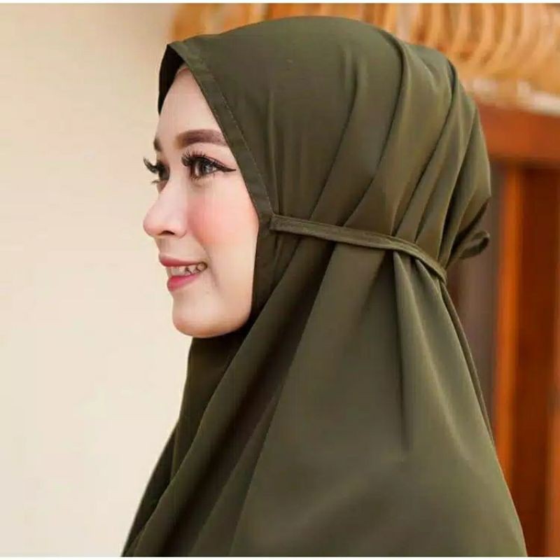 BERGO MARYAM DIAMOND JUMBO TALI / Hijab Bergo Diamond Maryam Tali Termurah Terbaru