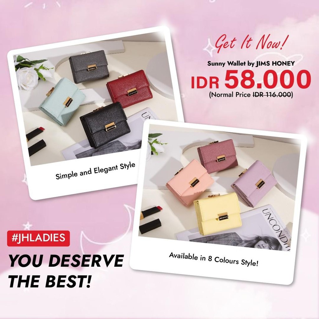 JIMS HONEY DOMPET LIPAT WANITA SUNNY WALLET