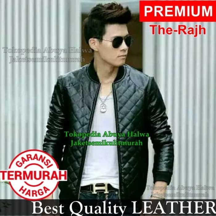 Jaket Semi Kulit Pria Boy Anak Langit The Rajh Leather Premium