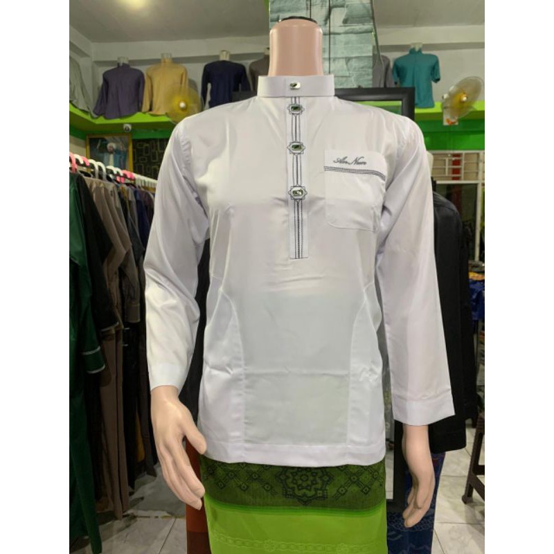 baju atasan koko muslim pria by An nun bahan saudi korea kancing thailand