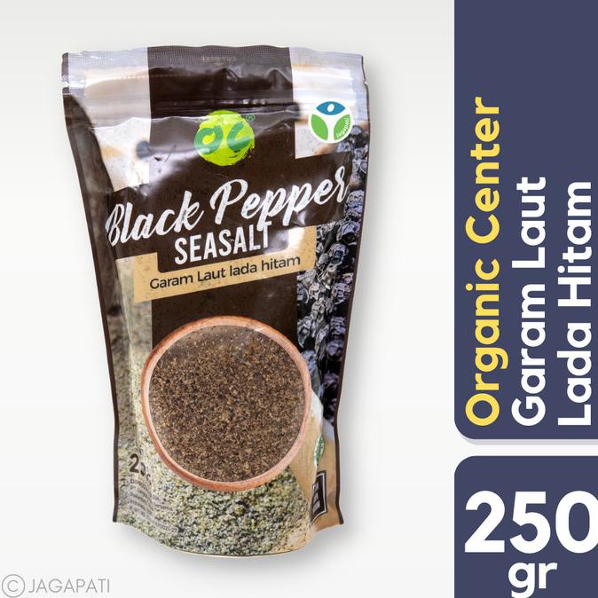 

Organic Center - Black Pepper Salt 250gr - Garam Organik - Garam Sehat