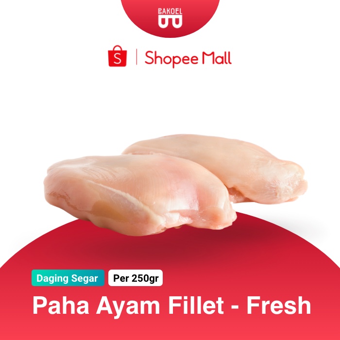 

Daging Paha Ayam Fillet / Boneless ASLI FRESH - (Bukan Frozen) - Bakoel Sayur Online