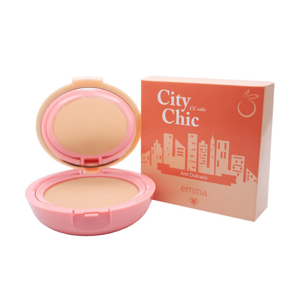 EMINA CITY CHIC CC CAKE EMINA CHIC CC CAKE EMINA BEDAK PADAT CC EMINA TWO WAY CAKE WARNA LENGKAP