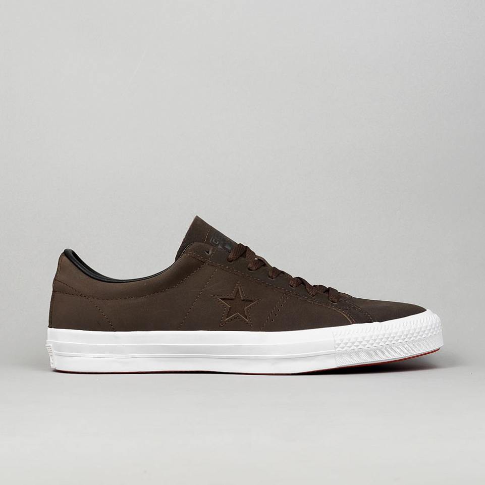 Converse CONS One Star Pro Leather Low OX Hot Cocoa/Black/White