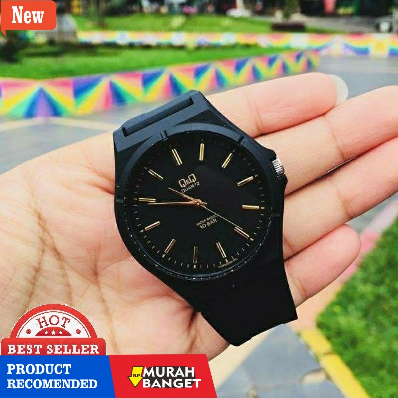 Jam pria analog terbaik- JAM TANGAN QNQ RUBBER