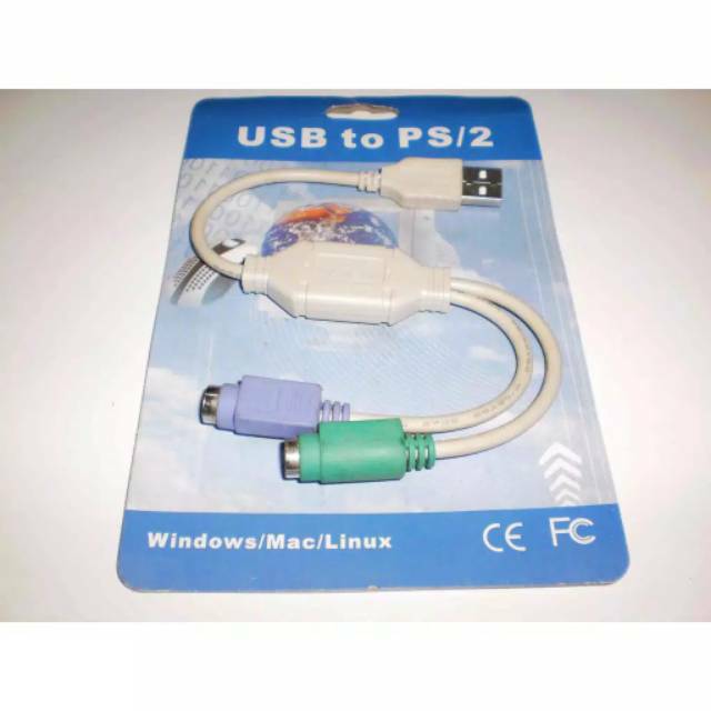 Usb Port PS 2 kabel Converter Sambungan Ke PC, komputer