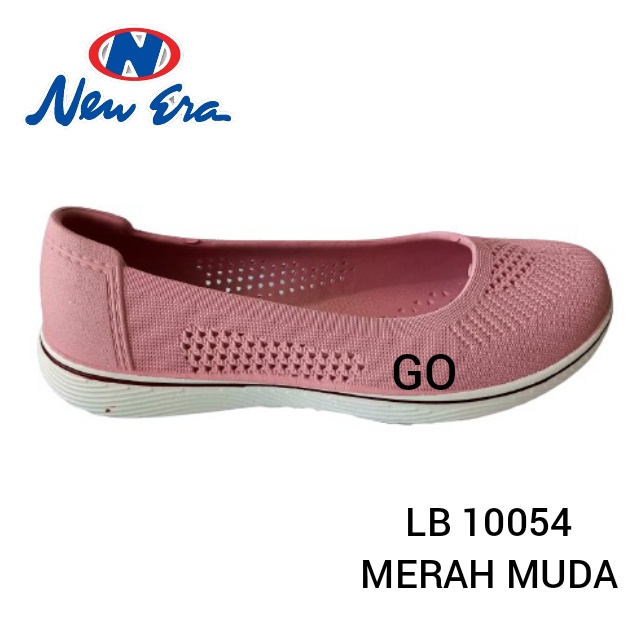 BB NEW ERA LB 10054 Sepatu Slip On Wanita Karet TERBARU Original Murah